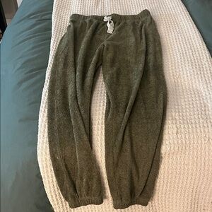 Cozy Olive Green Lounge Pants